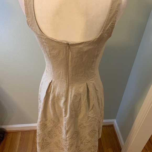Nine West linen blend summer dress, size 6 - Picture 6 of 7